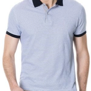 Rodd and Gunn Mens Blue Stripe Cotton Polo Shirt XL